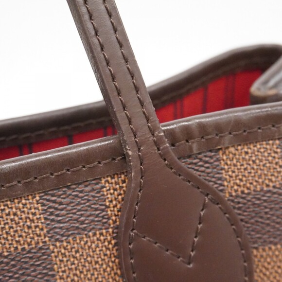 LOUIS VUITTON Brown Damier Neverfull PM Tote Bag - Picture 11 of 16